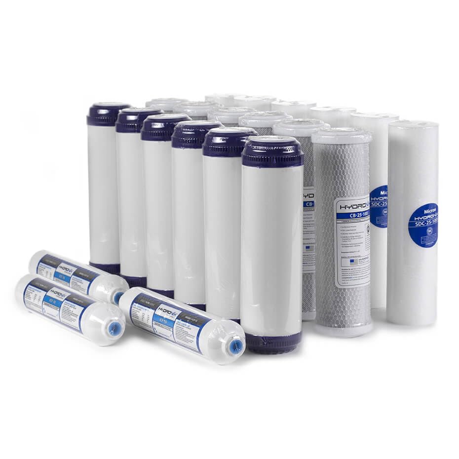 逆浸透膜浄水器　交換　フィルター　カートリッジ 新品　RO Amazon｜5ステージ逆浸透膜RO水フィルター交換、21個NSF 3 – 4年間供給