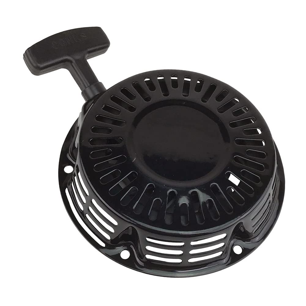Arranque de retroceso de metal para 196 cc 5.5 hp 6.5 hp Coleman BT200X CT200U CT200U-EX KT196 Motovox MBX20 MB200 Baja Predator 212cc Motor Hammerhead 80T TrailMaster Mini Bike Go Kart negro