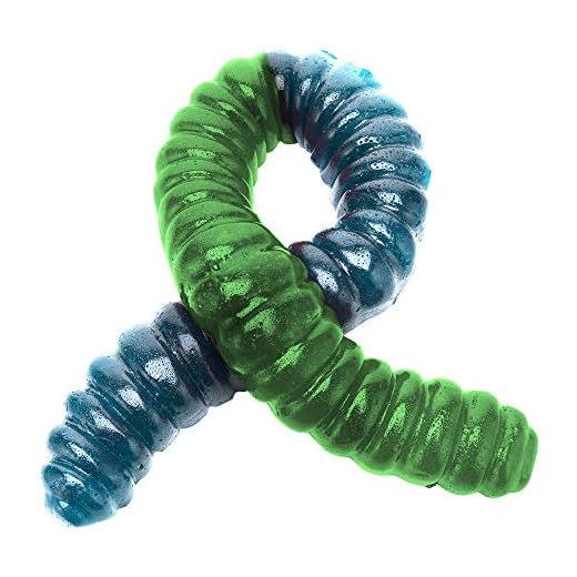 The Gummy Bear Guy | World's Largest Gummy Worm (Blue Raspberry/Green Apple)