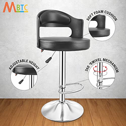 Image of MBTC Amica High Bar Chair /Kitchen Stool in Black