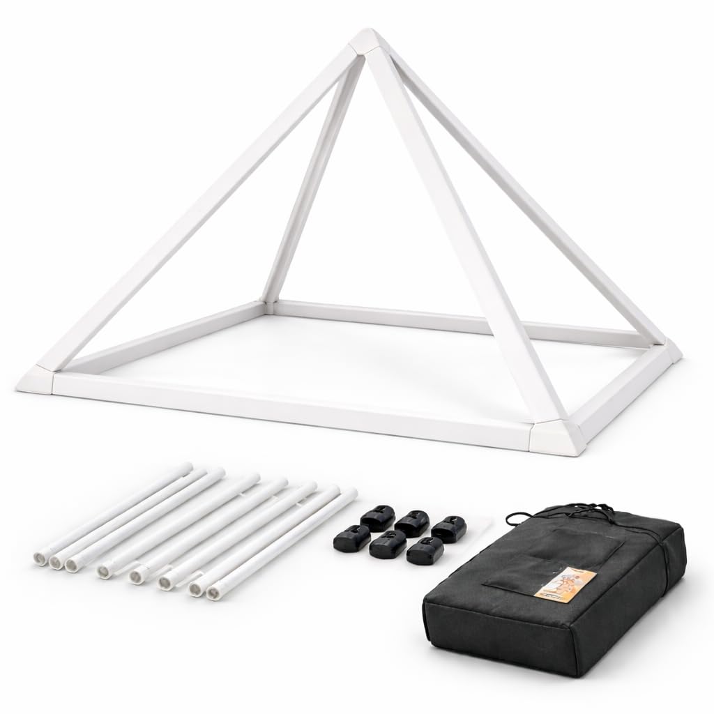 DARMIKA Lightweight Plastic Pyramid for Regular Meditation, 1FT x