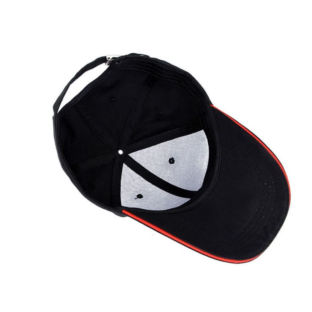 MRKU Cappello Estivo da Sole, Berretto da Baseball in Cotone, Casual, Stile Hip Hop, con Bottoni sul Retro.
