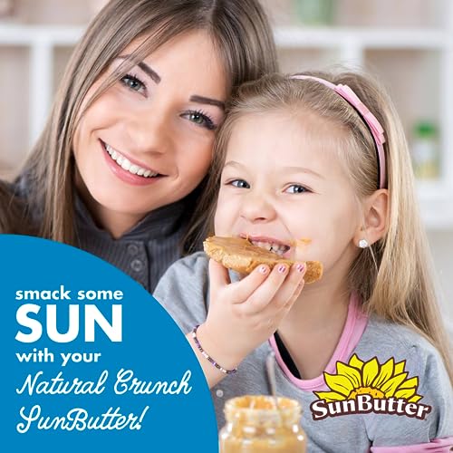 image for SunButter Crunch Sunflower Seed Butter, 16 oz Nut-Free Spread with 7g 
