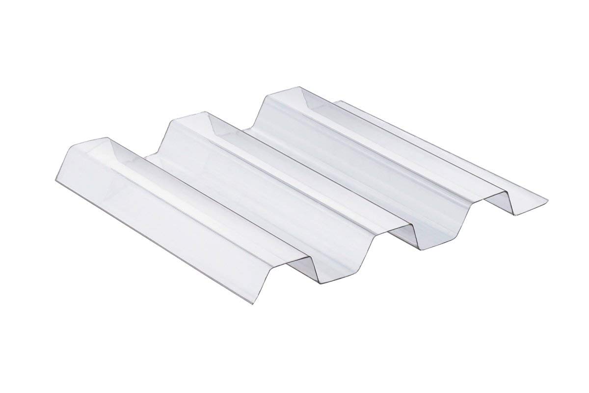 Sollux PVC Profilplatten Trapez 70/18 farblos 1095mm x 3000mm