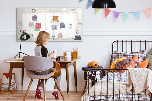 Tableau design en verre magnétique avec accessoires complets de note