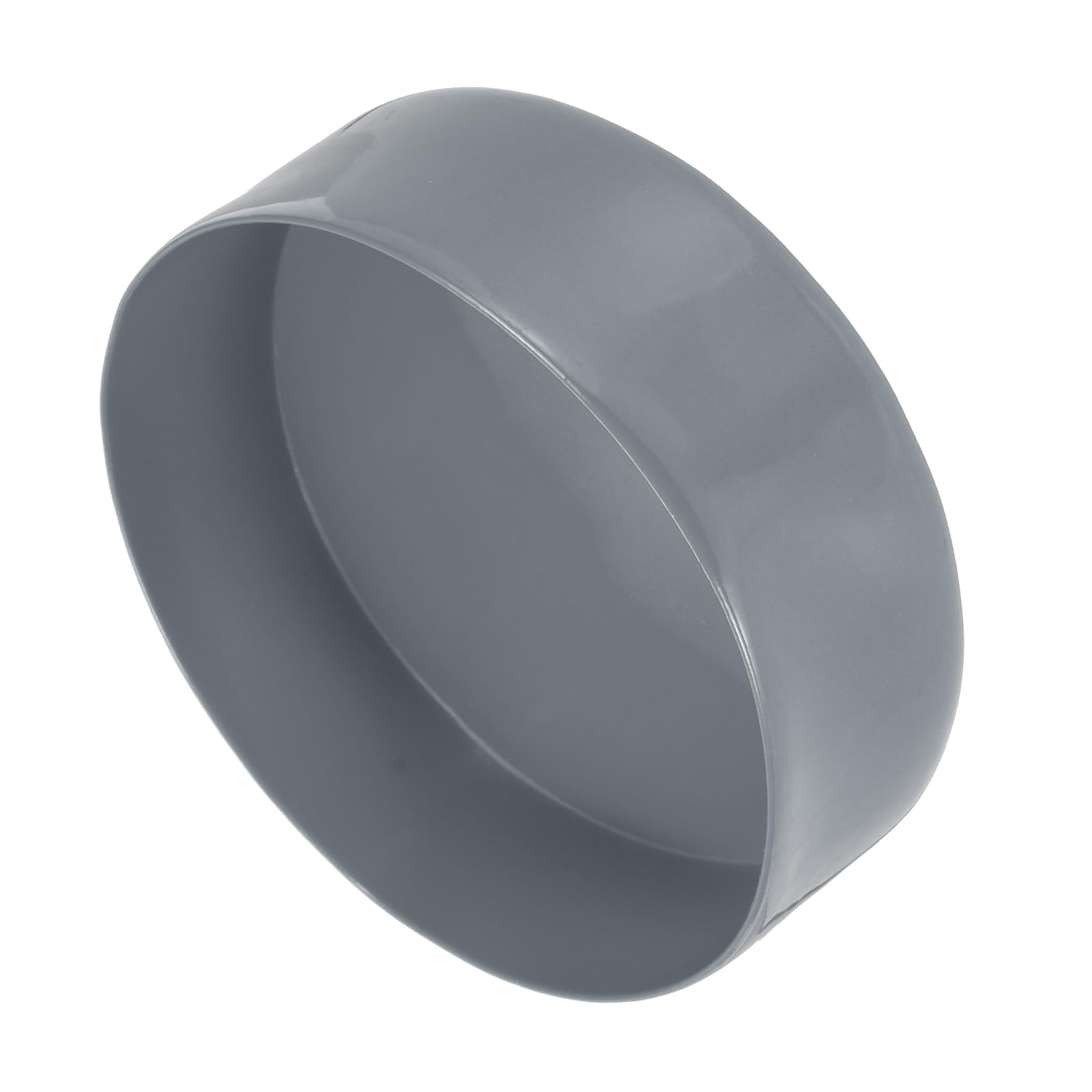 sourcing map 150mm (6") ID Rubber End Caps, Round Vinyl Plug Insert Plastic End Caps for Tubing, Fence, Pipe Post, Furniture, Railing, Light Gray, 80mm Height