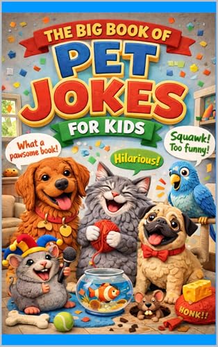 The Big Book of Pet Jokes for Kids: Funny, Silly, and Clean Jokes About Dogs, Cats, Hamsters, Fish, and More