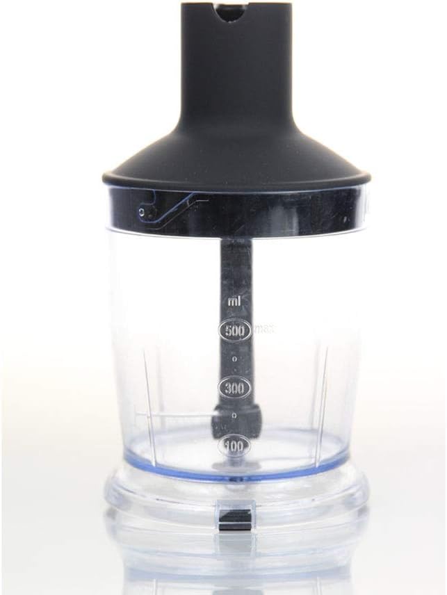Immersion Blender 2 Speed Stick Mixer Stainless Steel Stick Blender 2-in-1 Includes Detachable Chopper and Egg Whisk with 500Ml Food Grinder High Power Low Noise 600W