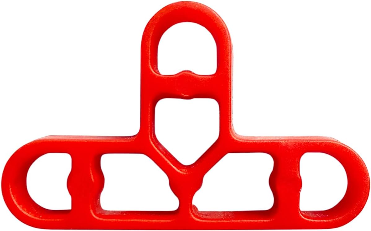 XXY Tile/Brick leveling System Paver Spacer 3/8 inch Tile Leveling Clips Red Orange Spacer Grout Line Spacer Thin Wall