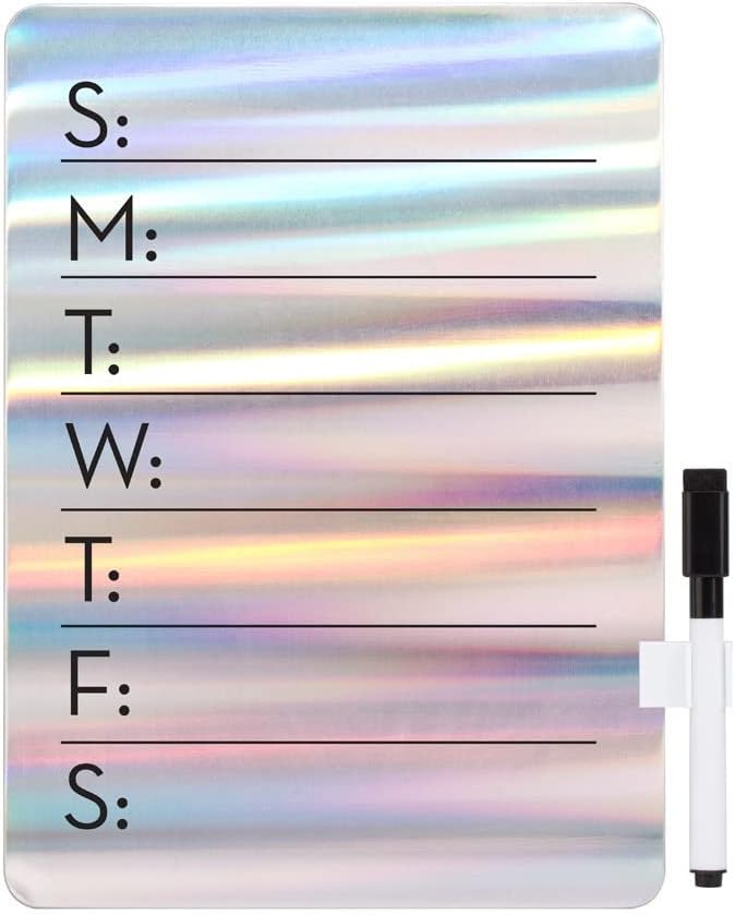 Iridescent Dry Erase Board Office Products