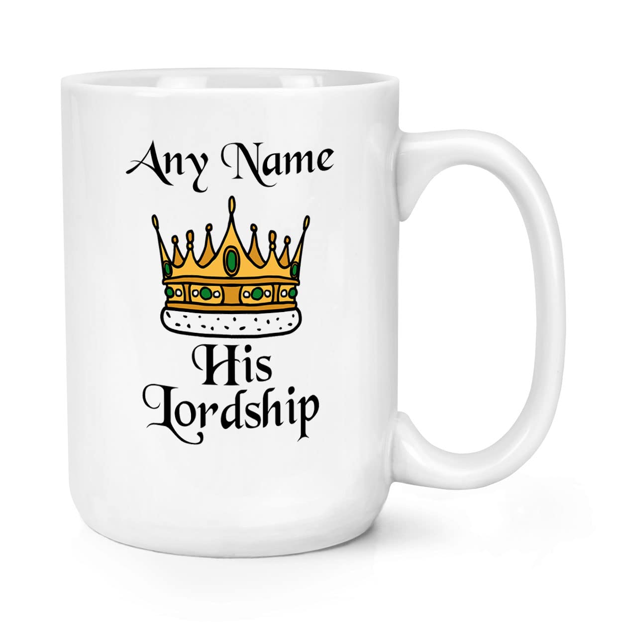 Personalised His Lordship 15oz Large Mug Cup