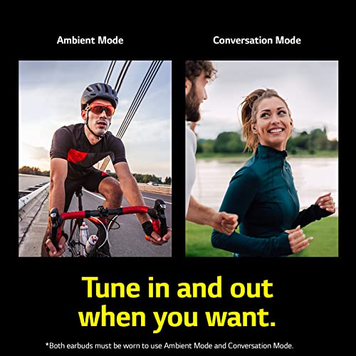 Image of LG Tone Free Fit TF8 - IP67 Sports Wireless Earbuds with Plug & Wireless, Secure & Comfort Fit, ANC, UVnano, Multi-Point, 30 Hours Long Lasting Battery, Meridian Sound