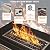Vicluke 44 Inch Aluminum Propane Fire Pit Table w/Faux Ledgestone, Hand-Painted Table Top, 50,000 BTU Fire Table w/CSA Certification,Waterproof Cover,Glass Rock for Outdoor, Patio, Christmas(Grey)