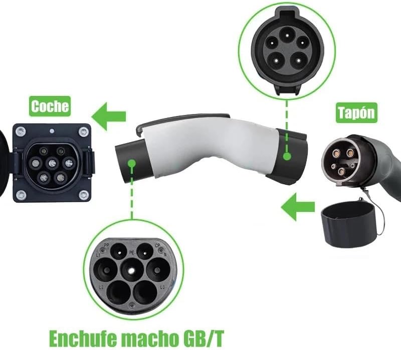 Compatible With BYD Auto Exclusive Edition Adapter Type1 To GBT Adapter EV Charging J1772 To GBT Anti-theft Adaptor Electric Car Charger