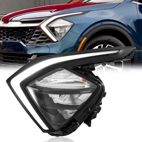 TODO LED Headlight Assembly Compatible with 2023 2024 Kia Sportage Left