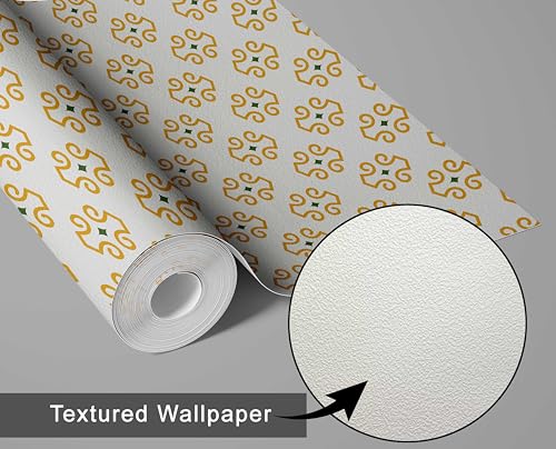 Papier peint amovible vinyle blanc décoration murale facile - 7