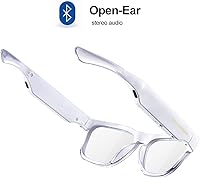 Vista 2 de OhO sunshine Lentes inteligentes, lentes de sol Bluetooth MP3 de 128 G con altavoz de oído abierto, lente de bloqueo de luz azul de transición, Luz