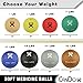 CanDo Soft Medicine Ball 5-Piece Set, 2lb, 4lb, 7lb, 11lb, and 15lb, for Physical Therapy and Fitness Exercises, Easy Grip Rubber Weighted Exercise Ball for Workouts