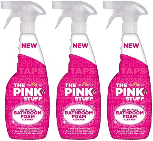 3 x The Pink Stuff The Miracle Bathroom Foam Cleaner, 750ml