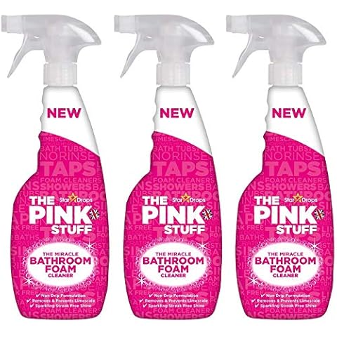 3 x The Pink Stuff Bathroom Foam Cleaner Cover