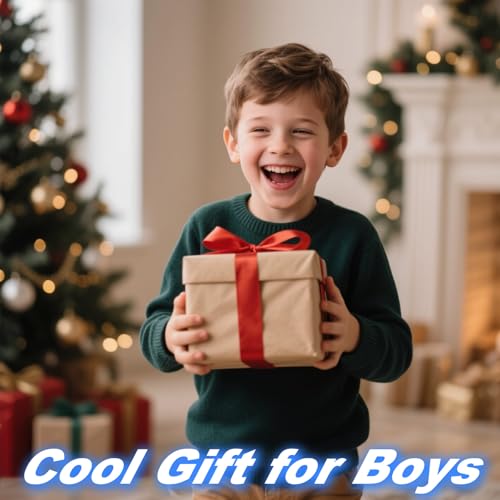 Image of Remote Control Car, Outdoor Toys RC Cars for Kids Ages 6-12, 4WD Double Sided Stunt Vehicle with Upgraded USB-C Modular Batteries, 5 6 7 8 9 10+ Year Old Boy Birthday Blue