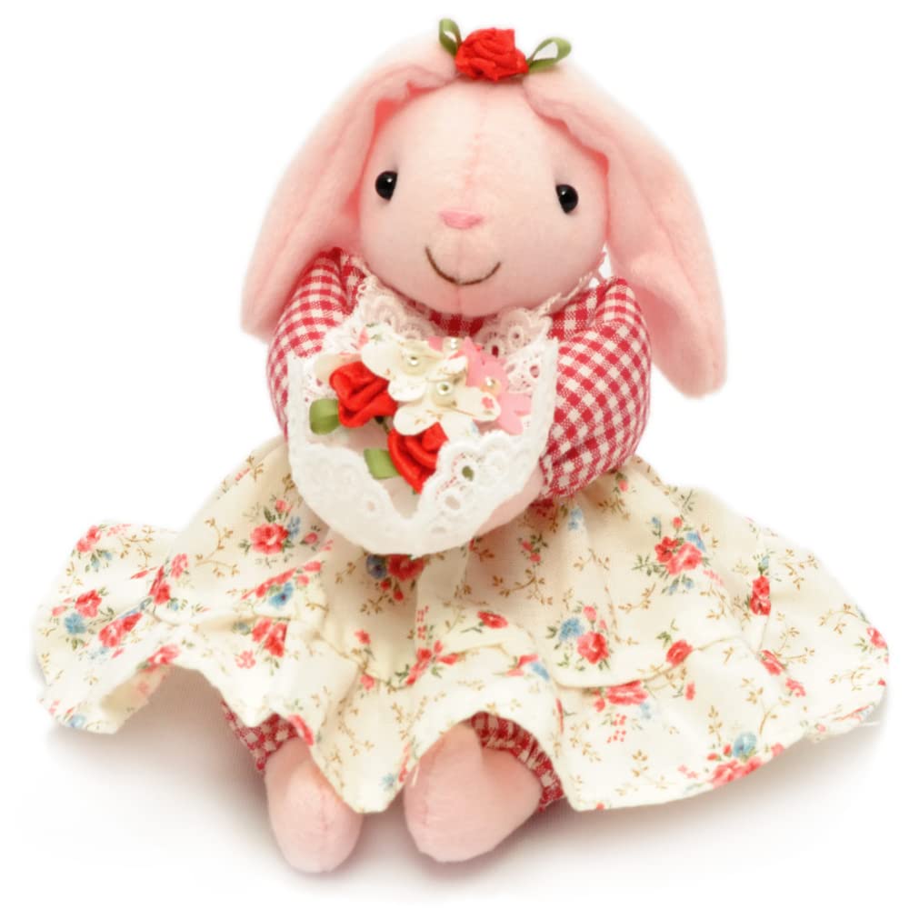 Amazon | 綿付き 手芸キット 小さなぬいぐるみ おすわり花うさぎ