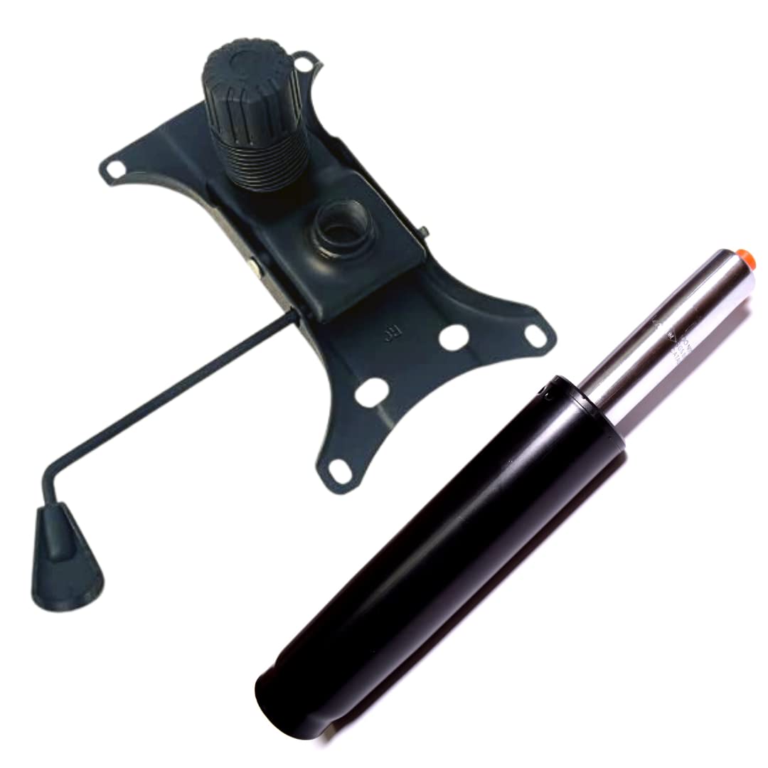 Woodberg Furnishings_Revolving Office Chair Accessories_Gaslift Cylindrical Hydraulic Stand (120mm)_Tilt Locking Mechanism (Bolt Plate - Size - 10in x 7in x 6.25in)_Heavy Duty (B0BNNN83CJ) Amazon Price History, Amazon Price Tracker