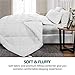 Cozynight Soft Super King Plus Comforter Duvet Insert-Lightweight Down Alternative Comforter with Corner Tabs-Fluffy Breathable Machine Washable Diamond Stitching(White,128
