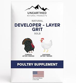 Unearthed Layer Grit, Poultry Grit Supplement, Naturally Mined, 50 lbs