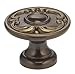 Omnia 7420/33.SB Omnia 7420/33 Ornate 1-5/16 Inch Mushroom Cabinet Knob