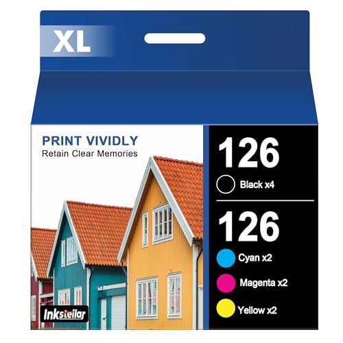 Inkstellar 126 ink cartridges for Epson printers (10 pack)