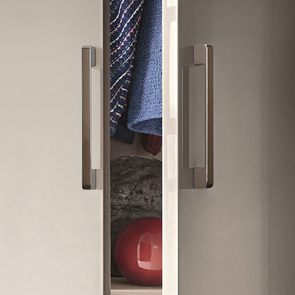 Lot De 5 Poignées De Placard De Cuisine Noires, 200 Mm, Pour Porte D