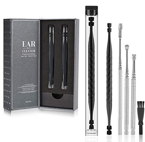Ear Wax Removal Cleaner Tool Kit, FERNIDA 4 Types Earwax Remover Picks New