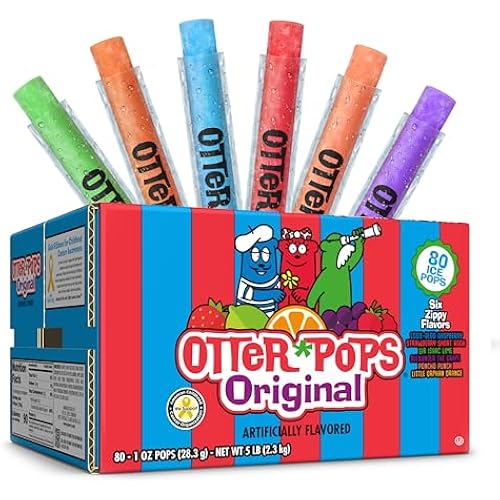Otter Pops Freezer Pops, Original Variety Pack, 80 Count
