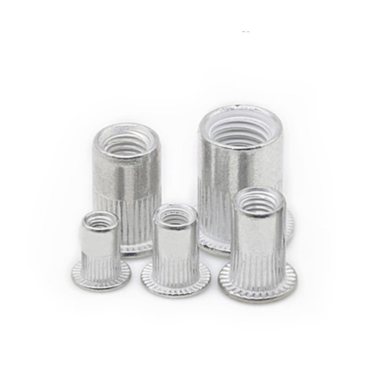 Dadi A Testa Piatta Set 160 Rivetti Filettati - Per Legno, Metallo E Mobili, M4 M5 M6 M8 M10 Inserti Filettati - Foto 5