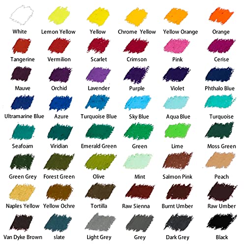 Mont Marte MMPT00XX Oil Pastels In Tin Box Signature 48Pc thumb #1