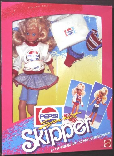 Muñeca Pepsi Spirit Skipper Set 1989 Hawthorne miniatura 1