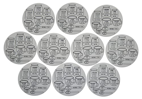 Imanes decorativos de guía de medición para refrigerador 3 pulg miniatura 1