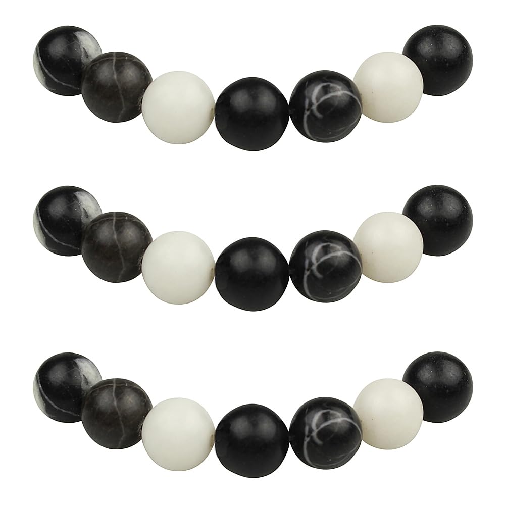 MJDCB 10mm 35 piezas Cuentas de Piedra Turquesa Redondas Sueltas Piedras Semipreciosas para Hacer Joyas Pulseras Collares — view 38
