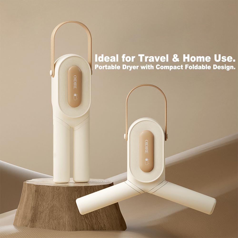 Portable Clothes Dryer Hanger - Foldable Design, 135° Opening-Closing Angle, Multi-Fabric Drying | Ideal for Travel, Dorm, Apartment & Home Use