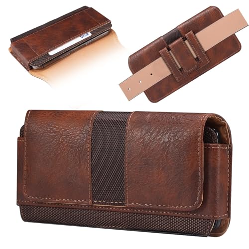 Étui pour téléphone de qualité supérieure en cuir et nylon pour Honor Magic V3 et Galaxy Z Fold 5