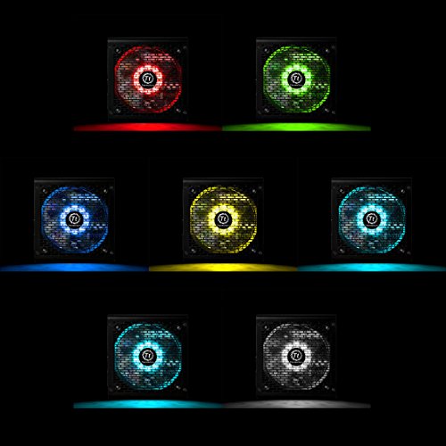 Image of Thermaltake RGB 700W 80 + 256r RGB Fan ATX 12V 2.3 Kaby Power Supply