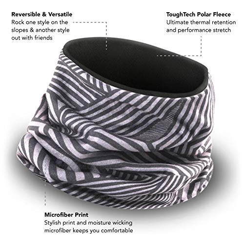 Womens Neck Warmer Winter Fleece Neck Gaiter & Ski Tube Scarf Cold