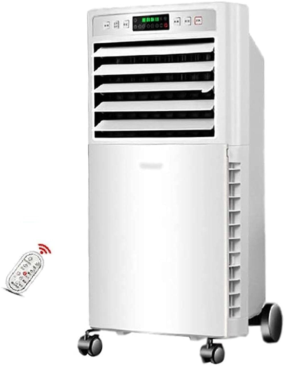 GHHVFEC Evaporative Coolers Humidifier Air Conditioner With Remote Control Misting Evaporative Portable Air Cooler Ideal for Home/Bedroom/Dorm/Office