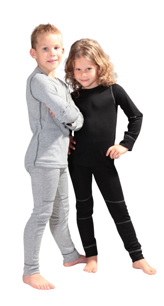 Transpirable térmica de – Ropa para niños – Calientes Ropa de langärmligem Parte Superior + Larga Unterhose (oekotex100)