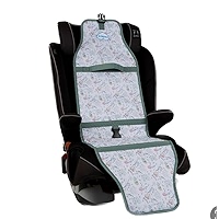 Cool Carats Car Seat Cooling Pad For Babies, Toddlers, And Kids - Comfortable And Durable Cooling Pad For Hot Summer Days - One Size Fits All, Floral Half White - View #9