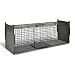 VISLONE Plegable 2 Animal Jaula Trampa Zorro Conejo Control de plagas Acero...