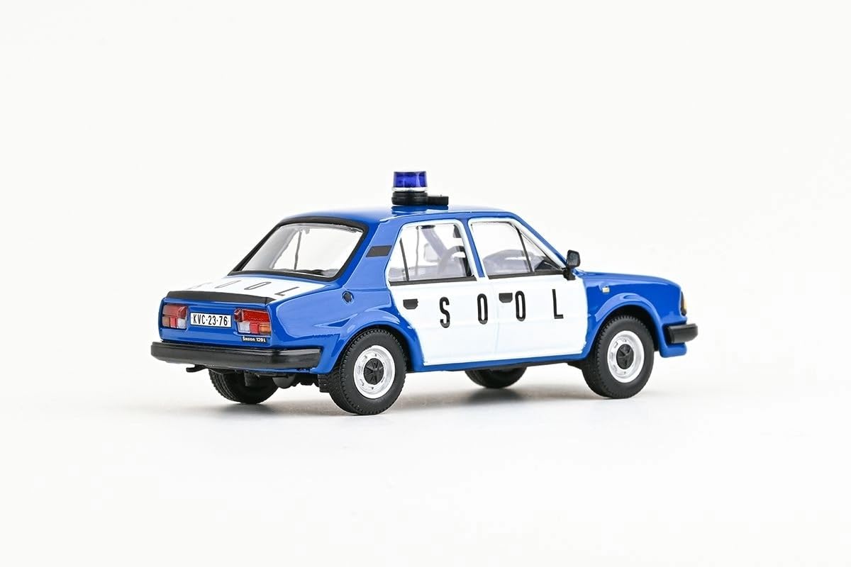 Skoda 120 l (1984) 1:43 odlew metalowy model samochodu, wierny model kolekcjonerski i zabawkowy samochód dla dzieci i dorosłych, miniaturowy pojazd jako prezent – SOOL