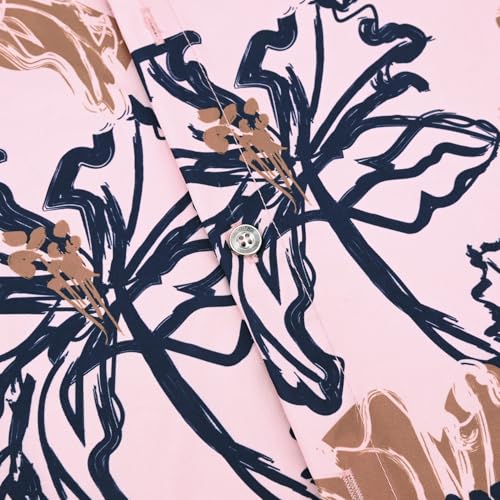 Image of Hawaiian Shirt for Men Tropical Shirts Summer Beach Button Down Short Sleeve Luau Aloha Floral Cruise Vacation Outfit 2026