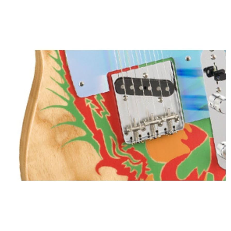 Jimmy Page Telecaster ドラゴンテレキャスター Fender】サイケデリックなデザインに仕上げられたJIMMY PAGEの